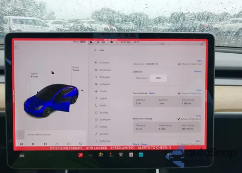 2020 Tesla Model 3 Performance Dual Motor All-Wheel Drive z USA, uszkodzony, nr VIN 5YJ3E1EC3LF586416